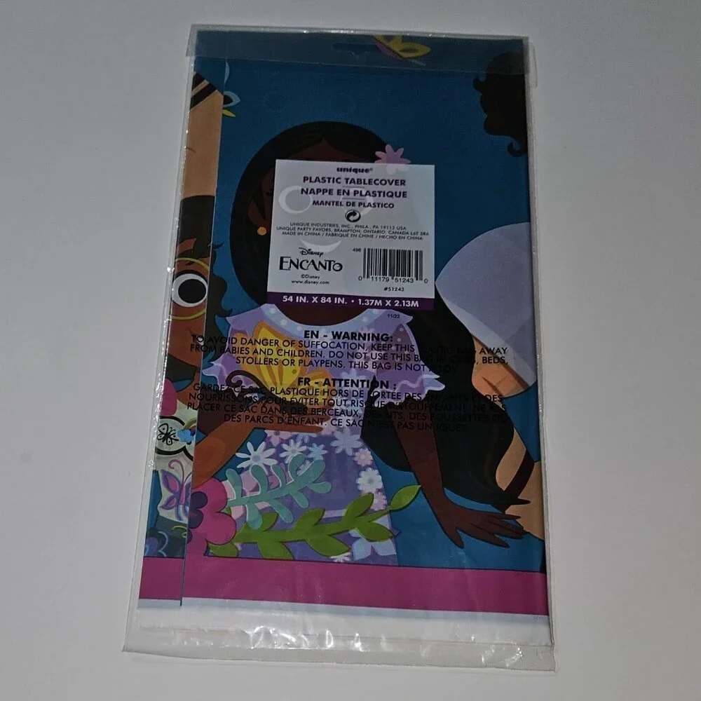 NEW Encanto Birthday Party Supplies Lot Disney Table Cover 2 Napkins 3 Plates